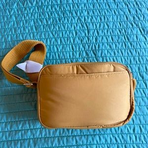 Amazon yellow crossbody bag/phanny pack